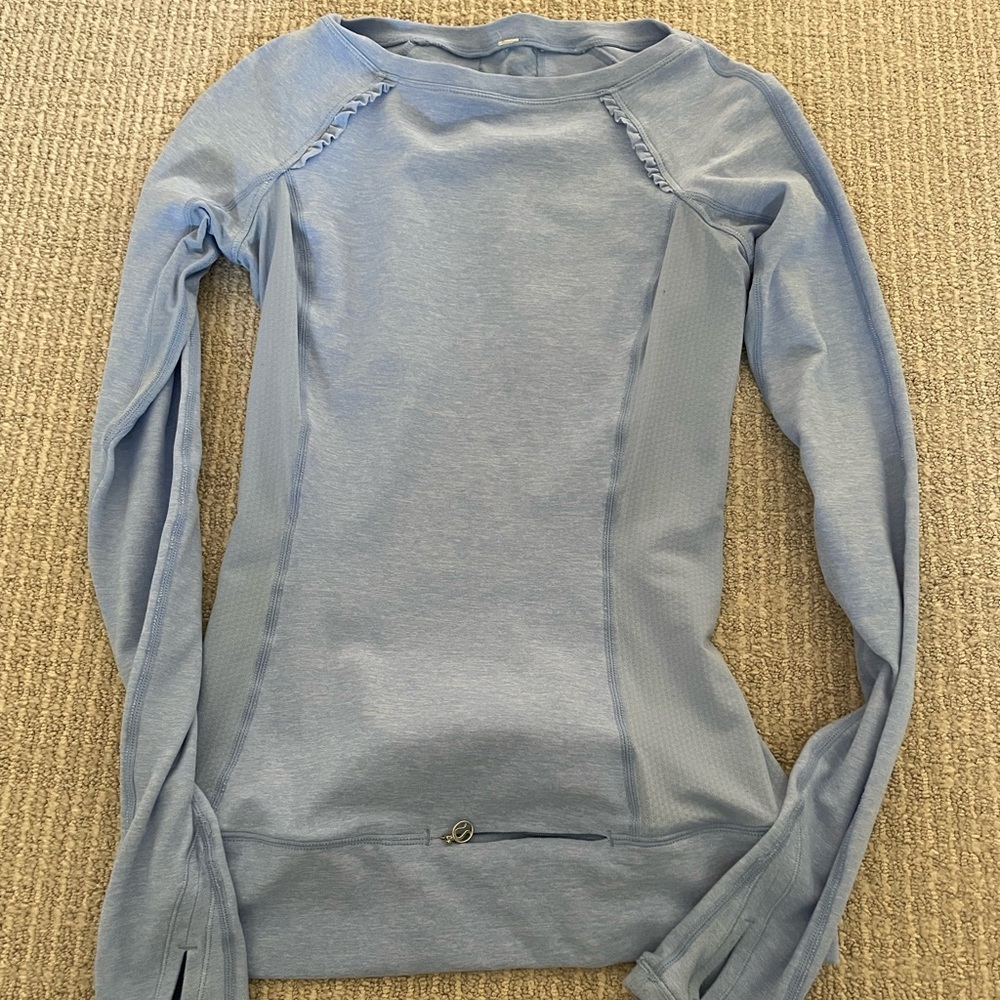 Lululemon Longsleeve with Ruffle detail